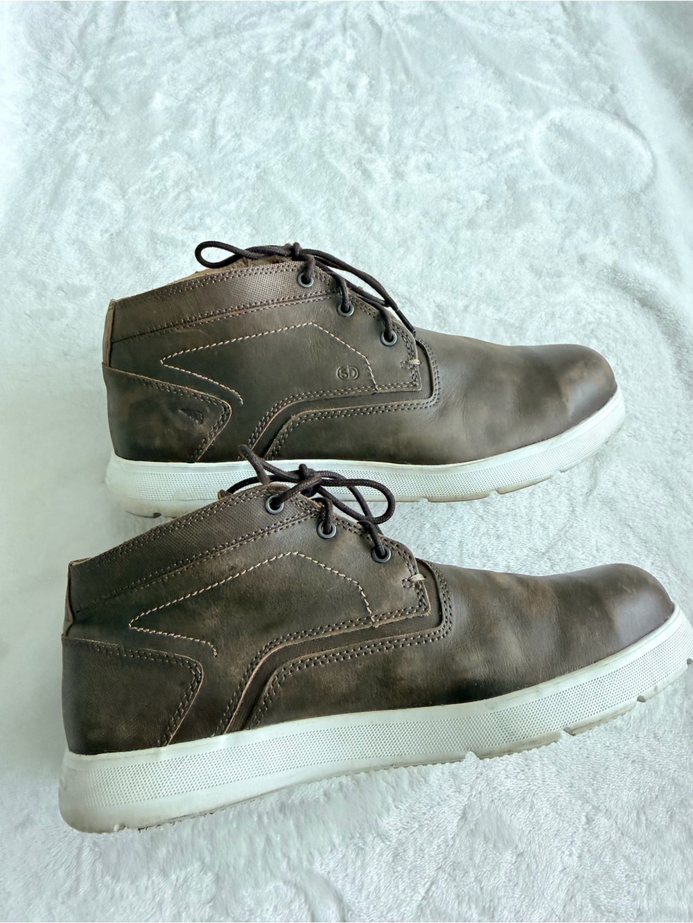 Red Wing Shoes Brown Leather Men's Chukka Cross Lite Safety Toe Size 10 D - Picture 4 of 13